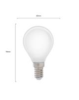 IPERLUX LED SFERA E14 FILAMENTO OPALE 6W