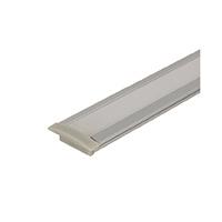 IPERLUX LED PROFILO ALLUM. INCASSO SILVER COVER OPALE