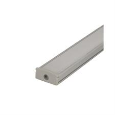 IPERLUX LED PROFILO ALLUMINIO SILVER COVER OPALE