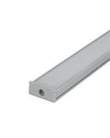 IPERLUX LED PROFILO ALLUMINIO SILVER COVER OPALE