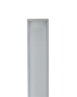 IPERLUX LED PROFILO ALLUMINIO SILVER COVER OPALE