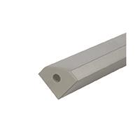 IPERLUX LED PROFILO ALLUM. ANGOLARE SILVER COVER OPALE
