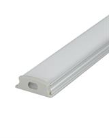 IPERLUX LED PROFILO ALLUMINIO SILVER COVER OPALE