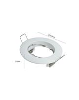 IPERLUX LED SUPPORTO GU10 BIANCO
