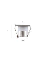 IPERLUX LED MINI SPOTLIGHT QUADRATO SILVER 3W 45°