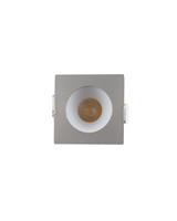 IPERLUX LED MINI SPOTLIGHT QUADRATO SILVER 3W 45°