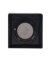 IPERLUX LED SUPPORTO QUADRATO GU10 ORIENTABILE NERO