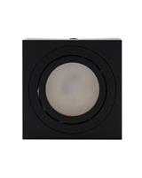 IPERLUX LED SUPPORTO GU10 QUADRATO ORIENTABILE NERO