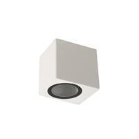 IPERLUX LED SUPPORTO GU10 QUADRATO PER PARETE BIANCO IP65