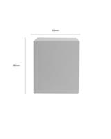 IPERLUX LED SUPPORTO GU10 QUADRATO PER PARETE BIANCO IP65