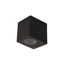 IPERLUX LED SUPPORTO GU10 QUADRATO PER PARETE NERO IP65