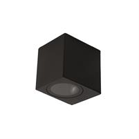 IPERLUX LED SUPPORTO GU10 QUADRATO PER PARETE NERO