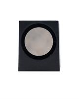 IPERLUX LED SUPPORTO GU10 QUADRATO PER PARETE NERO IP65