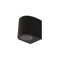 IPERLUX LED SUPPORTO GU10 ROTONDO PER PARETE NERO