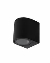 IPERLUX LED SUPPORTO GU10 ROTONDO PER PARETE NERO IP65