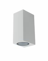 IPERLUX LED SUPP. GU10 UP&DOWN QUADR. PER PARETE BIANCO IP65
