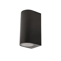 IPERLUX LED SUPP. GU10 UP&DOWN ROTONDO PER PARETE NERO IP65