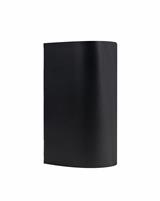 IPERLUX LED SUPP. GU10 UP&DOWN ROTONDO PER PARETE NERO IP65