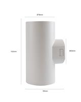 IPERLUX LED APPLIQUE ROTONDA BIANCA  IP65 18W 3CCT 1600LM