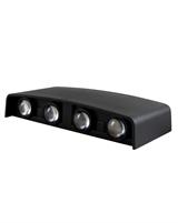 IPERLUX LED APPLIQUE NERA IP65 8W 3CCT 550LM 38°*8