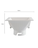 IPERLUX LED ACCESSORIO TES A INCASSO QUADRATO BIANCO
