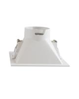 IPERLUX LED ACCESSORIO TES A INCASSO QUADRATO BIANCO