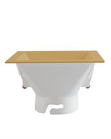 IPERLUX LED ACCESSORIO TES A INCASSO QUADRATO GOLD
