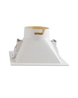 IPERLUX LED ACCESSORIO TES A INCASSO QUADRATO GOLD
