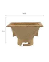 IPERLUX LED ACCESSORIO TES A INCASSO QUADRATO WOOD