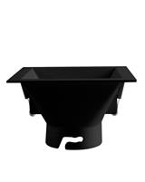 IPERLUX LED ACCESSORIO TES A INCASSO QUADRATO NERO