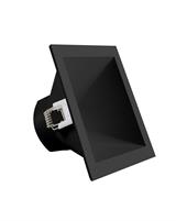 IPERLUX LED ACCESSORIO TES A INCASSO QUADRATO NERO