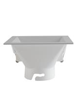 IPERLUX LED ACCESSORIO TES A INCASSO QUADRATO SILVER
