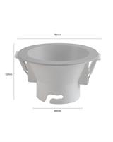 IPERLUX LED ACCESSORIO TES A INCASSO ROTONDO SILVER