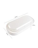IPERLUX LED PLAFONIERA OVALE BIANCA IP65 18W 3CCT 1850LM