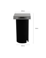 IPERLUX LED FARETTO CARRABILE QUADRATO 2W