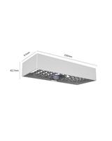 IPERLUX LED APPLIQUE SOLARE BIANCA IP65 90W 900LM