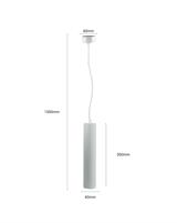 IPERLUX LED PORTA LAMPADA BIANCO A SOSPENSIONE