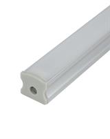 IPERLUX LED PROFILO ALLUMINIO SILVER COVER OPALE