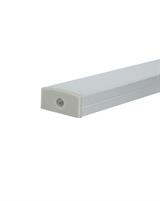 IPERLUX LED PROFILO ALLUMINIO SILVER COVER OPALE
