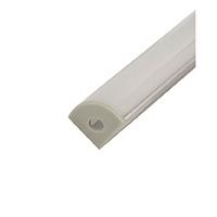IPERLUX LED PROFILO ALLUMINIO ANGOLARE SILVER COVER OPALE