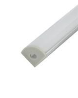 IPERLUX LED PROFILO ALLUMINIO ANGOLARE SILVER COVER OPALE