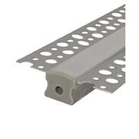 IPERLUX LED PROFILO ALLUMINIO INCASSO SILVER COVER OPALE