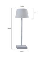IPERLUX LED LAMPADA DA TAVOLO MEDEA BIANCA IP54 3CCT 300LM