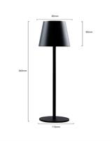 IPERLUX LED LAMPADA DA TAVOLO TESEO NERA IP54 3CCT 300LM