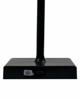 IPERLUX LED LAMPADA DA TAVOLO ERACLE NERA IP54 3CCT 300LM