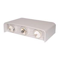 IPERLUX LED APPLIQUE BIANCA IP65 6W 3CCT 400LM 38°*6