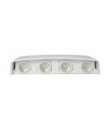 IPERLUX LED APPLIQUE BIANCA IP65 8W 3CCT 550LM 38°*8