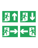 IPERLUX LED KIT STICKER SEGNALETICA DI EMERGENZA PER IP211