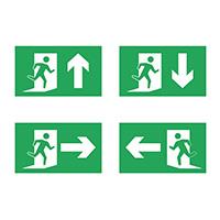 IPERLUX LED KIT STICKER SEGNALETICA DI EMERGENZA PER IP611
