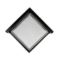 IPERLUX LED APPLIQUE ROMBOIDALE NERA IP65 3CCT 15W 1500LM